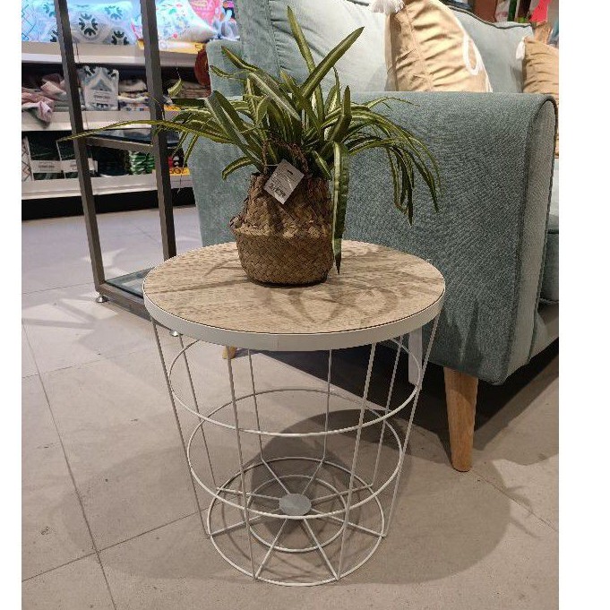 Meja bulat informa meja keranjang end table