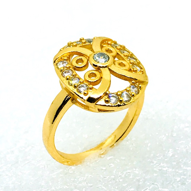 Cincin wanita // cincin replika berlian //cincin lapis emas//cincin