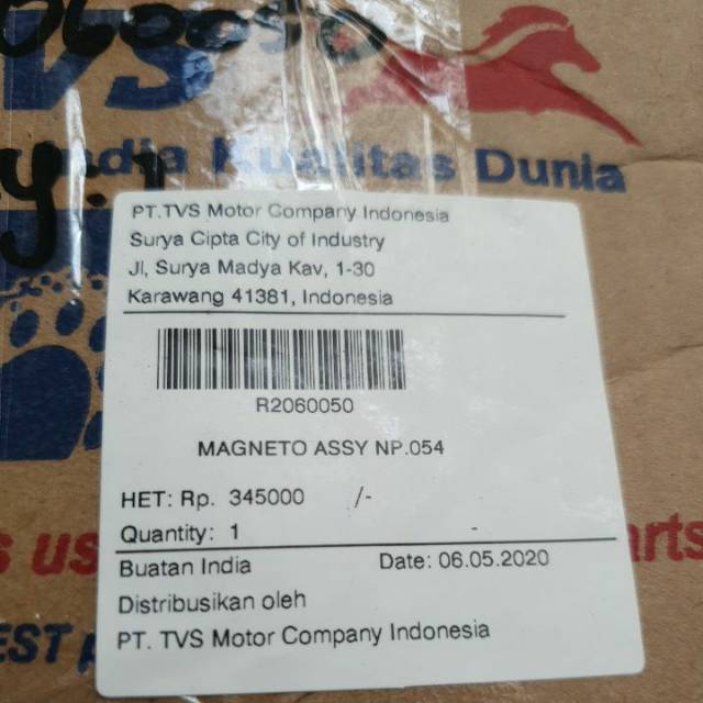 Spull Assy + Magnet Tormax TVS ( magneto assy NP 054 )