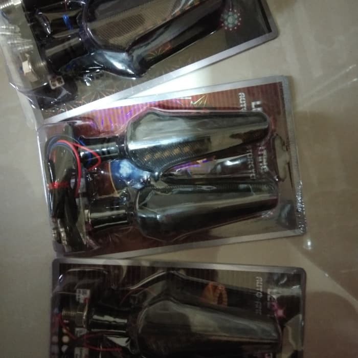 Lampu Sein Motor LED Fitur Running/Flowing ZXD-15 2in1 Berjalan Seperti Lampu Sein Mobil Lexus