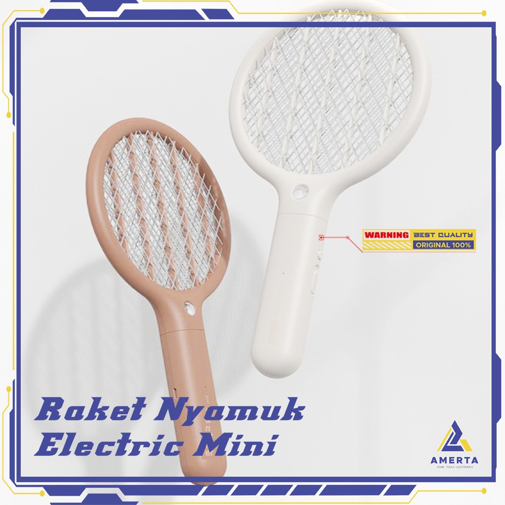 Raket Nyamuk Mini Electric Mosquito Racket DSHJ-S-1914 - Red