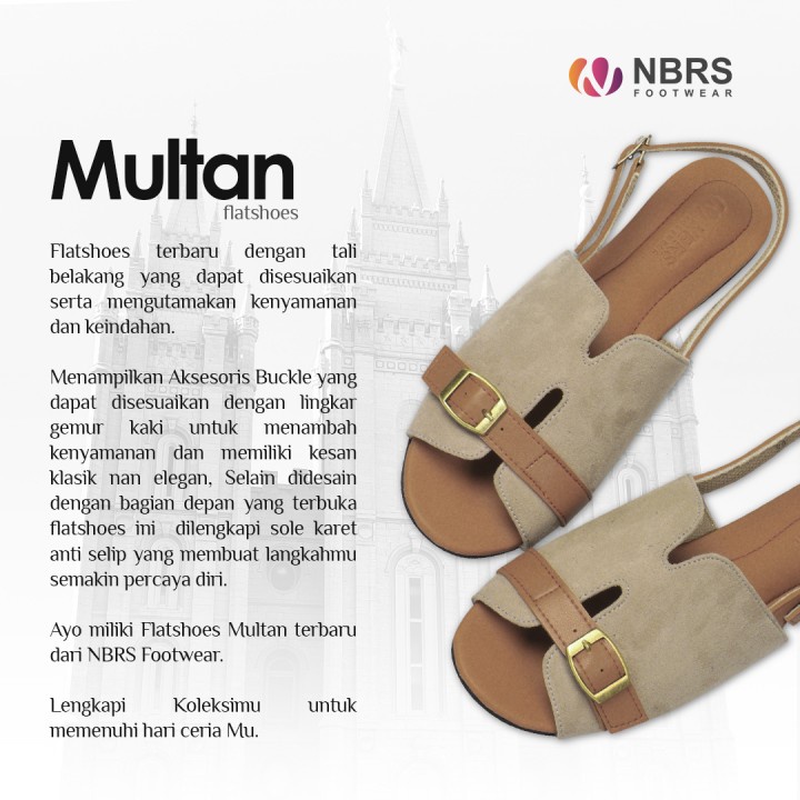 Nibras Footwear Multan Flatshoes Sandal Wanita Flat Elegant Look