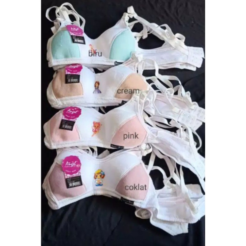 6 PCS/BEEE_91/1401/ Bra Remaja/Bh Sport Di Jual Grosir.