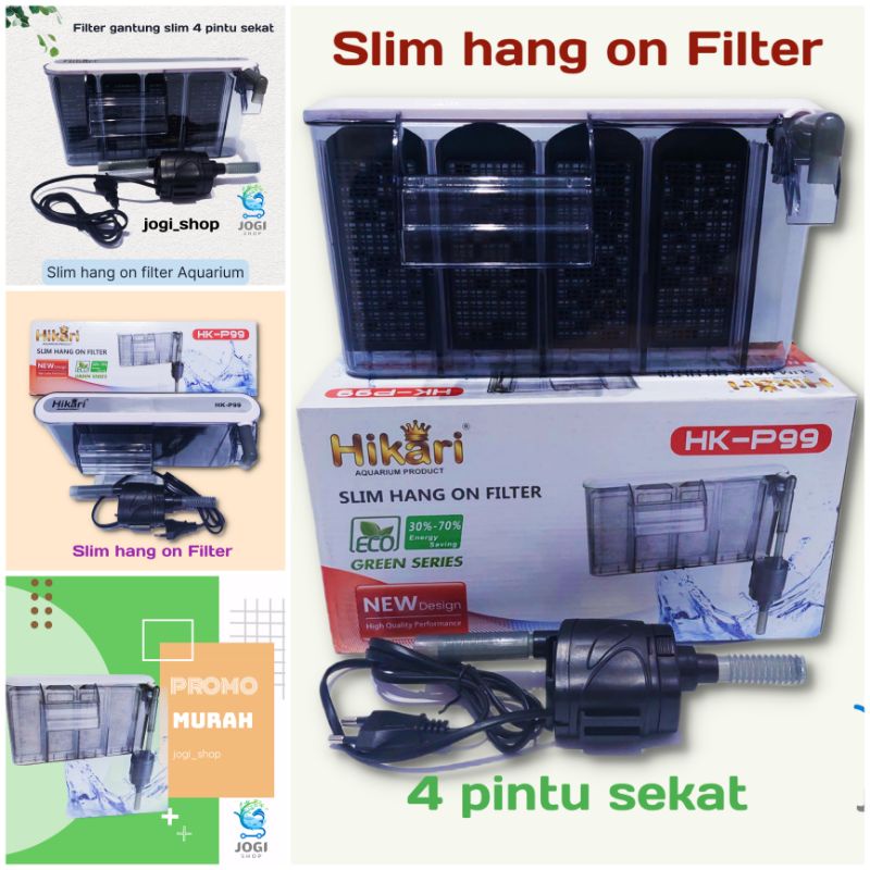 Jual Filter gantung Aquarium HIKARI HK P99 Slim Hang On Filter