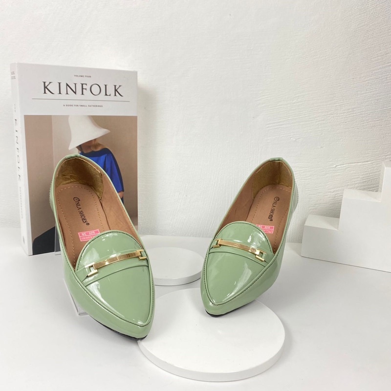 Onlashoes - Flat Shoes Kerja LB31 Sepatu Flat Wanita