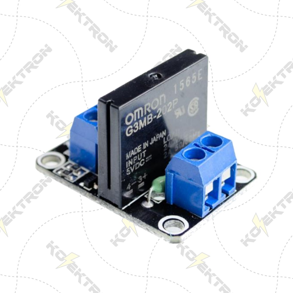 Modul SSR 1 Channel DC 5V Solid State Relay High Level Trigger