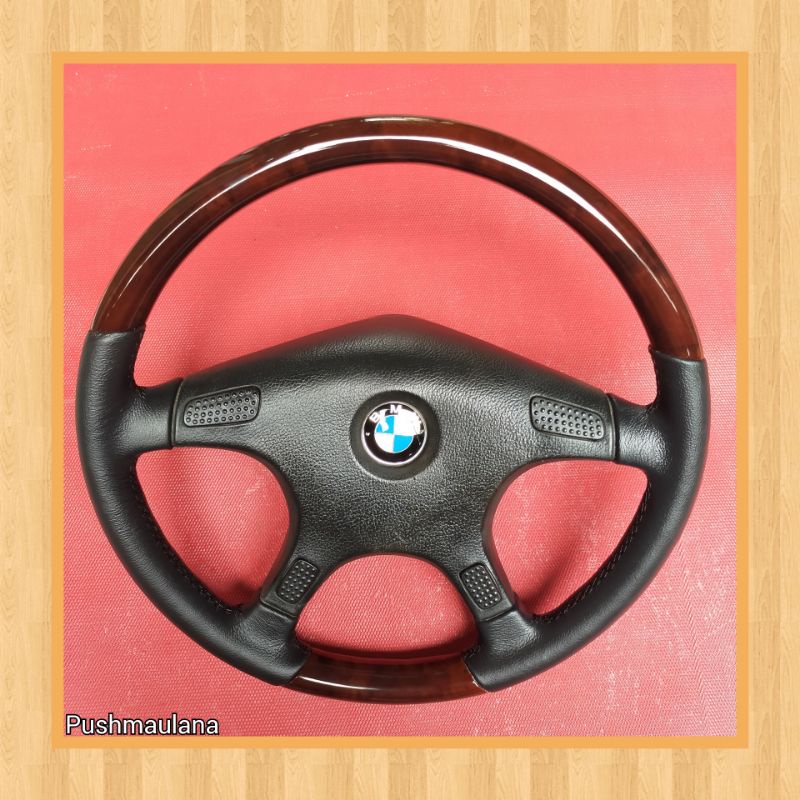 Setir BMW e30 e34 e28 Wood Leather