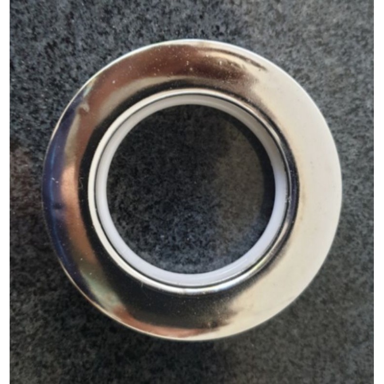 Smokering Gordyn 2 sisi warna Silver polos