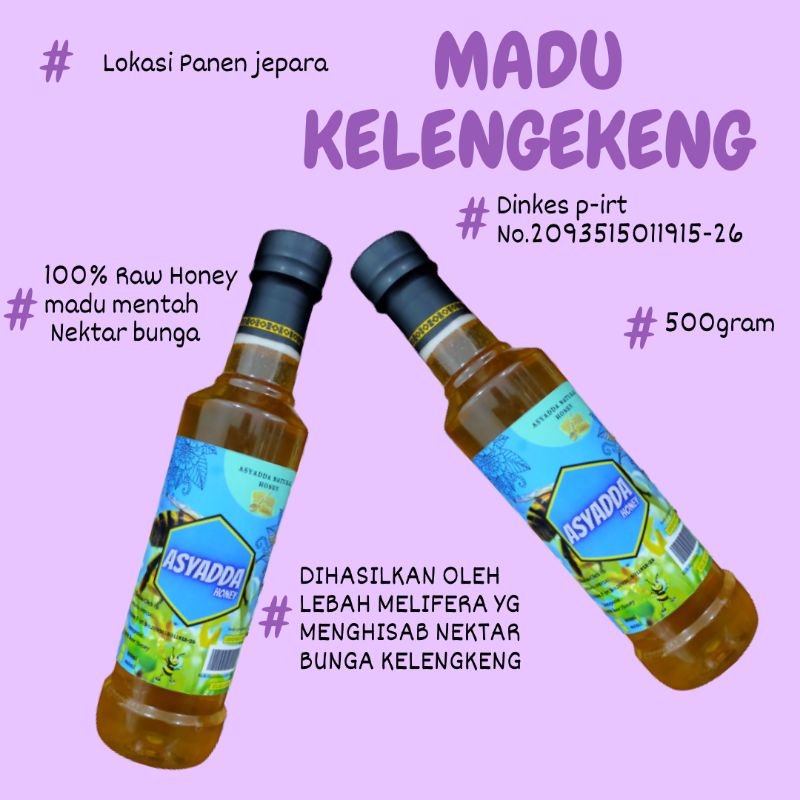 

Madu kelengkeng Asyadda Honey Asli Murni Peras Raw Honey