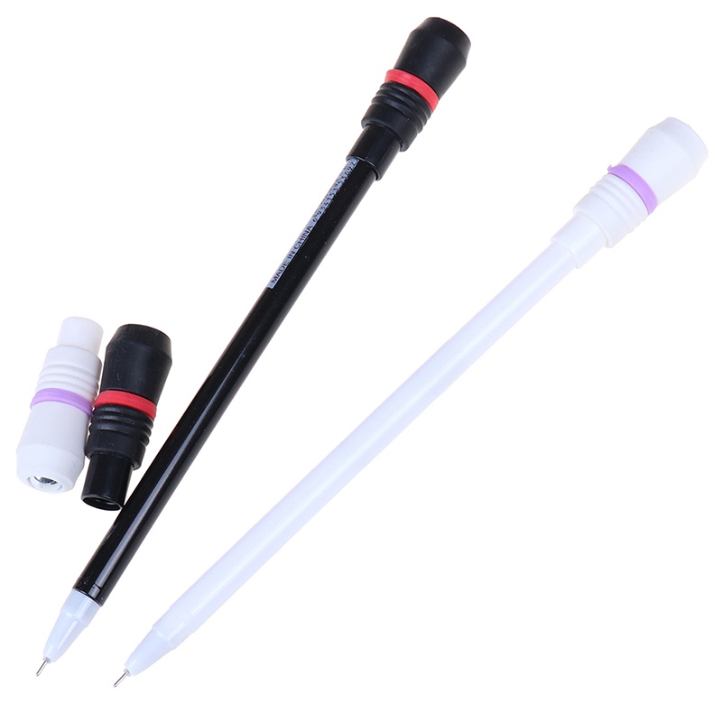 1pc Pen Gel Berputar Dengan Lampu