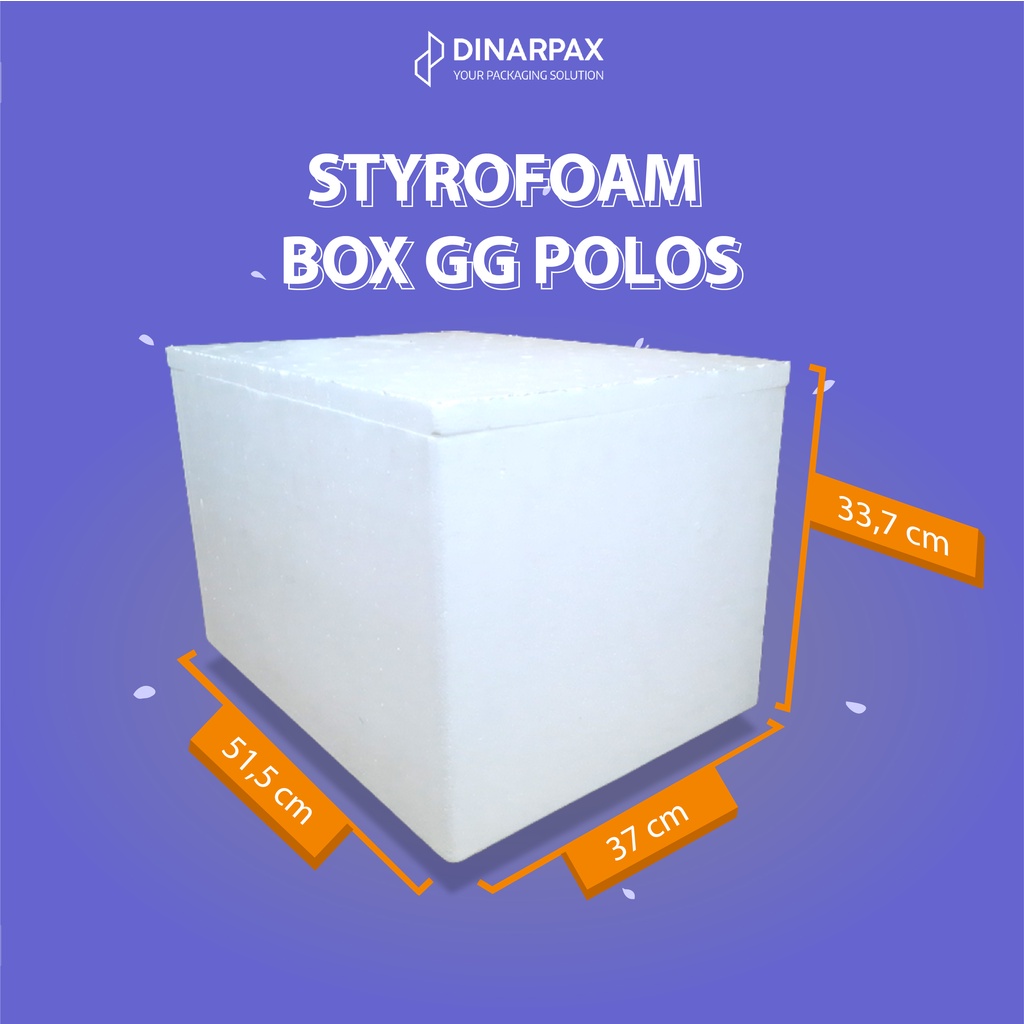 

Styrofoam Box GG Polos / Box GG Polos / Styrofoam DinarBox / Box Gojex / Box Grab / Obral Box /Bandung