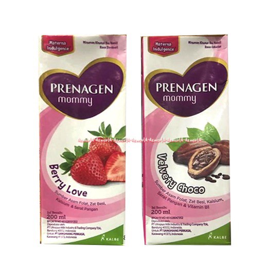 Prenagen Mommy Susu Prenagen UHT Siap Minum Coklat Berry Love 200ml