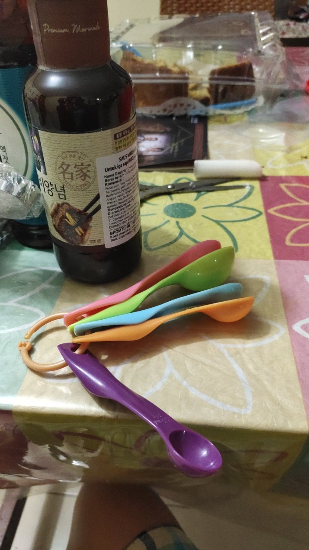 ♣️ Serafina ♣️ -[ Set 5 In 1  Sendok Takar ] Warna Warni Ukur Bumbu