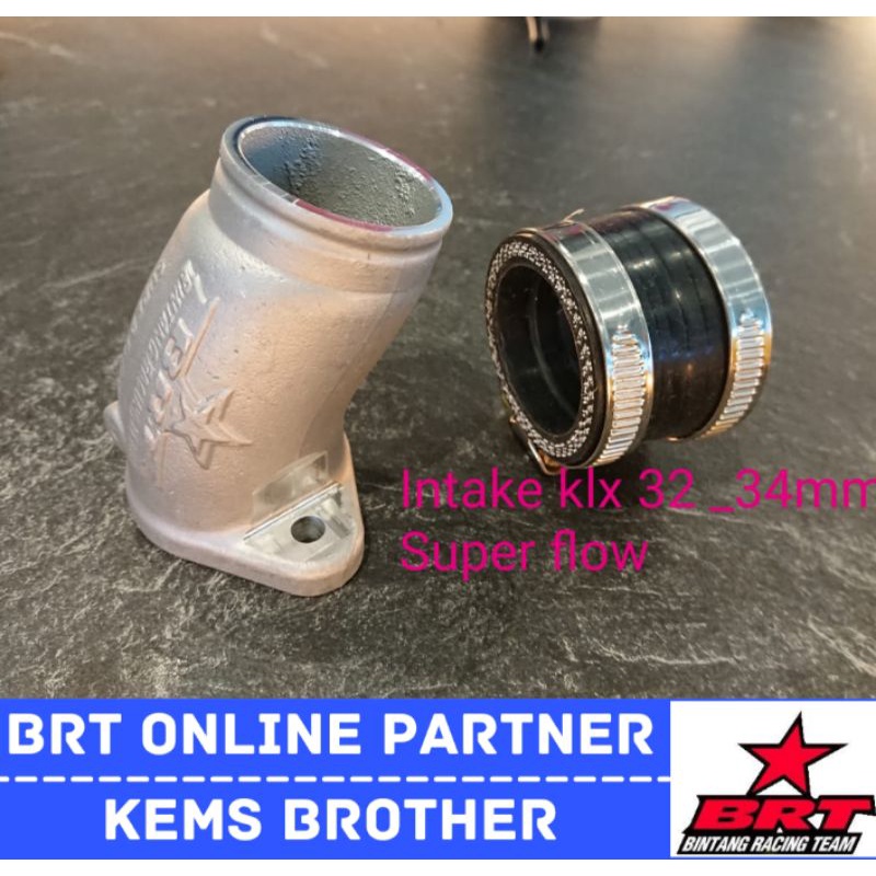 INTAKE BRT KLX SUPER FLOW 28MM 30MM 32MM DAN 34MM