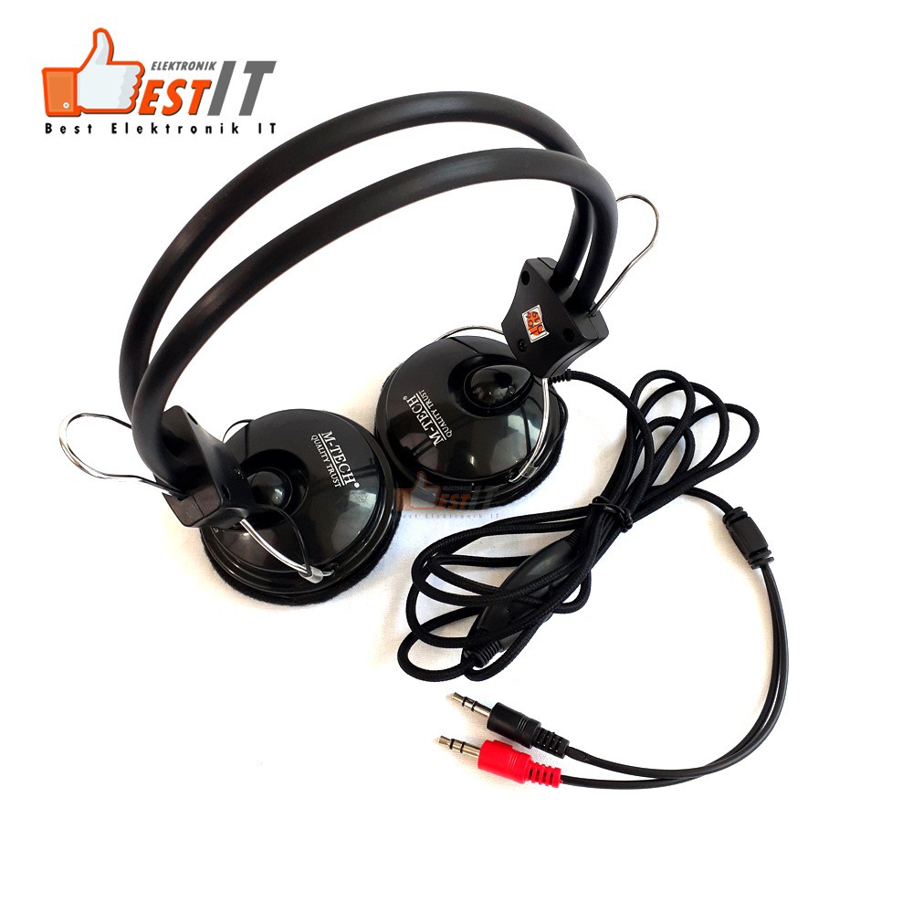 Headset Gaming Pc Laptop Hp M-Tech 07 Gratis Audio Spliter