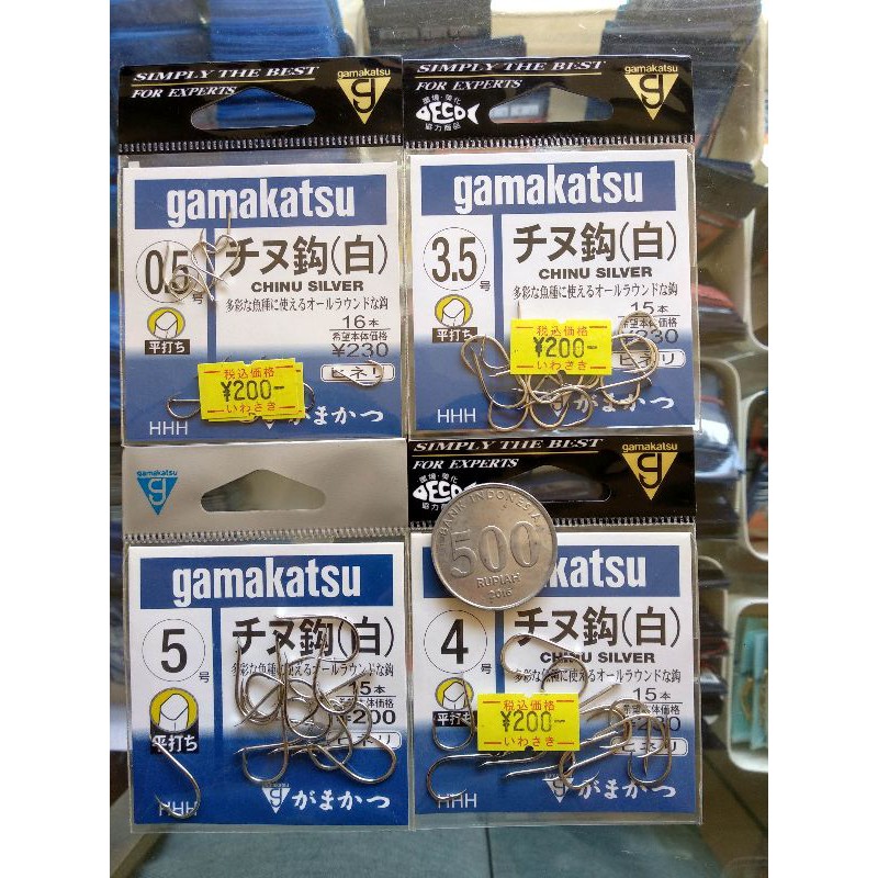 Kail Pancing Gamakatsu Chinu Silver