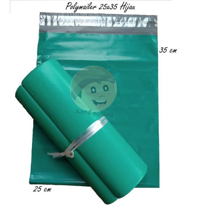 

PROMO - Plastik Polymailer Packing Olshop 25x35 isi 25 pcs warna hijau tua