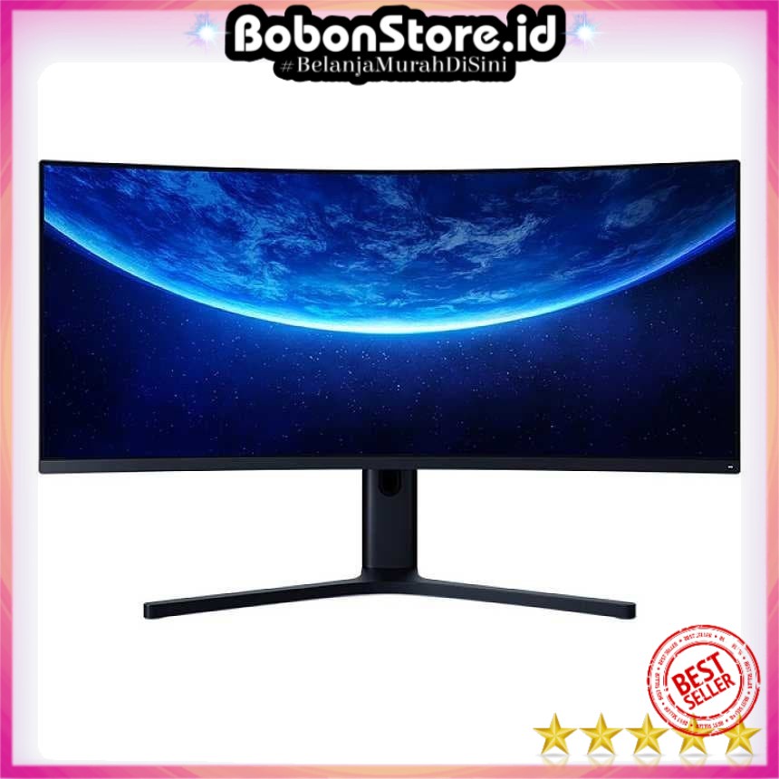 XIAOMI Ultra Wide Curved Gaming Monitor 1440P 144Hz Free-Sync 34 Inch Monitor Komputer Game Curve