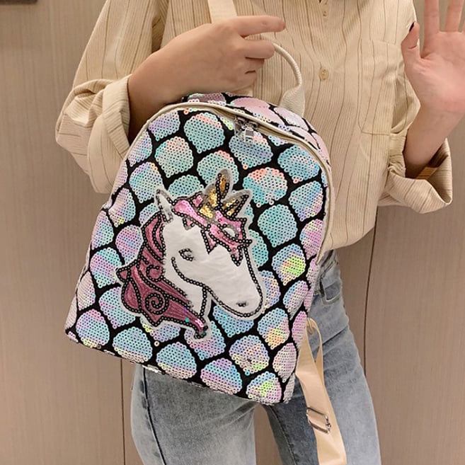 Backpack / Tas Ransel Anak Perempuan Magic Sequin