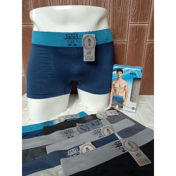 Mr DAX Boxer/ CD CELANA DALAM BOXER PRIA SEAMLESS RAJUT