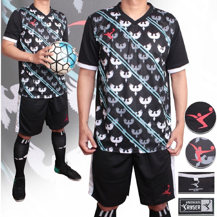 Promo ICON GARUDA baju kaos stelan setelan jersey futsal sepak bola kayser termurah