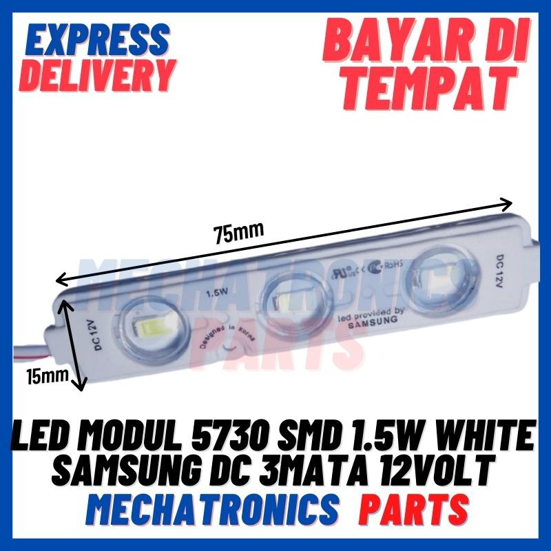 [DSP-9184] LED MODUL 5730 SMD 1.5WATT WHITE SAMSUNG DC 3MATA 12VOLT