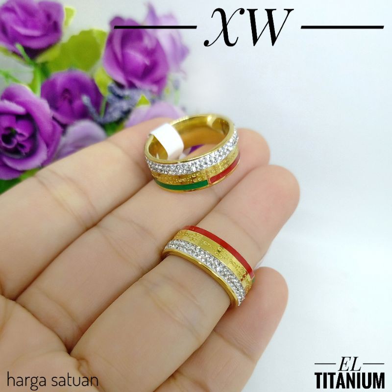 Cincin Titanium Gold CC636