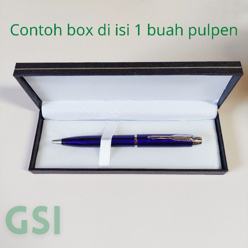 

Kotak Pulpen Box Pen Bahan Kain Putih Ekslusif Cocok Untuk Hadiah Gift