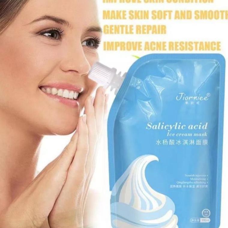[COD] JIORNIEE SALICYLIC ACID ORIGINAL / JIORNIEE ICE CREAM MASK / JIORNEE MASK / 300ML °•.¸¸.•°`