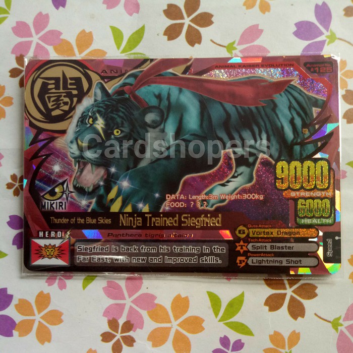 animal kaiser super rare ultra ninja trained siegfried