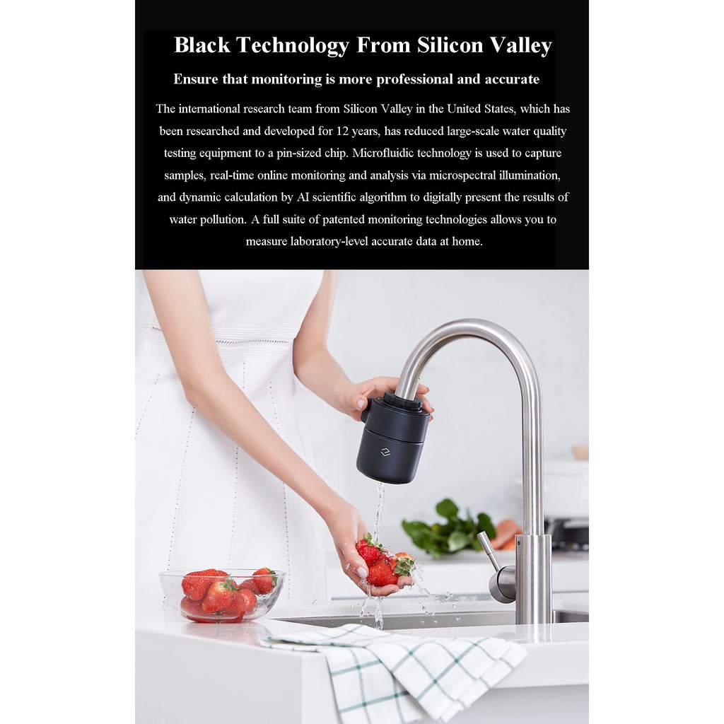 XIAOMI YIMU Smart Intelligent Monitoring Water Purifier for Kitchen Faucet