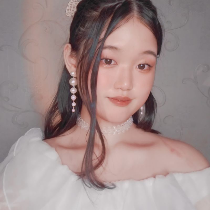 Lanella Pearl Earrings Anting Mutiara Korea Handmade Stud