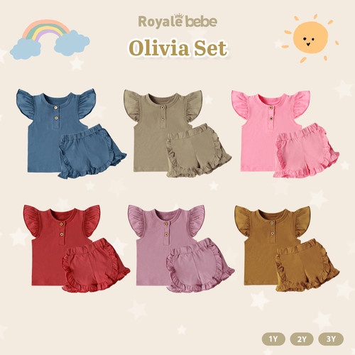 Royale Bebe Olivia Dress RY-OS1-3Y RANDOM