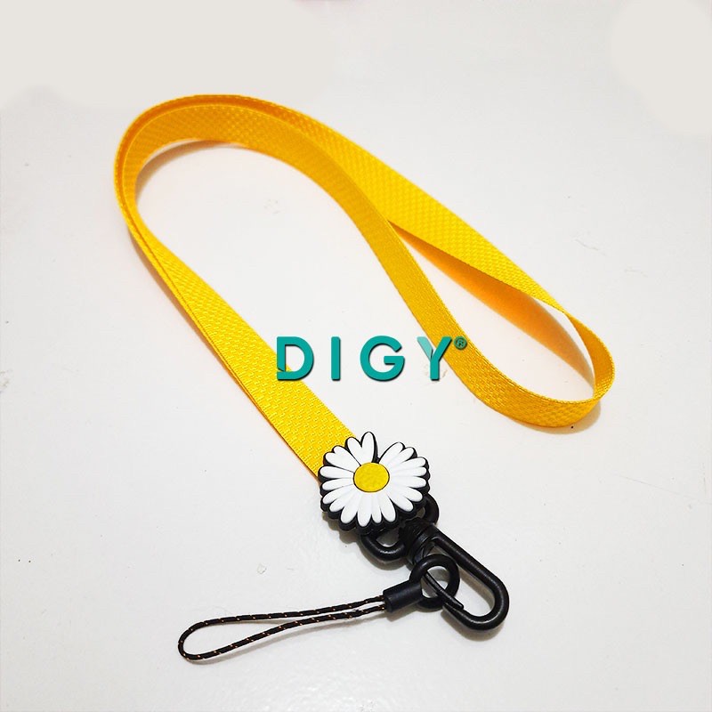 Gantungan HP  Bunga matahari Tali Hp Karakter cute Flower lanyard tali hp