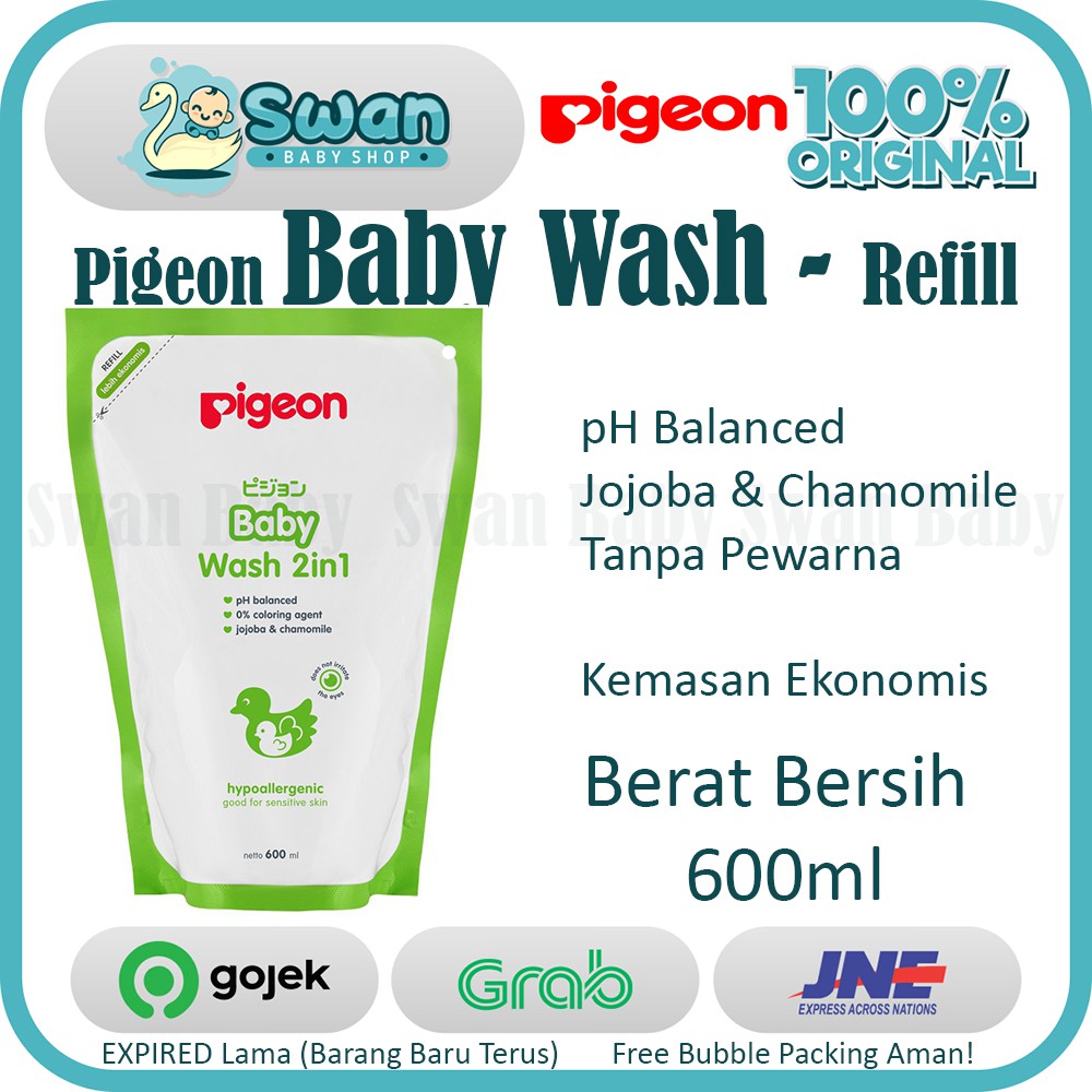 Pigeon Baby Wash Chamomile 600Ml Refill