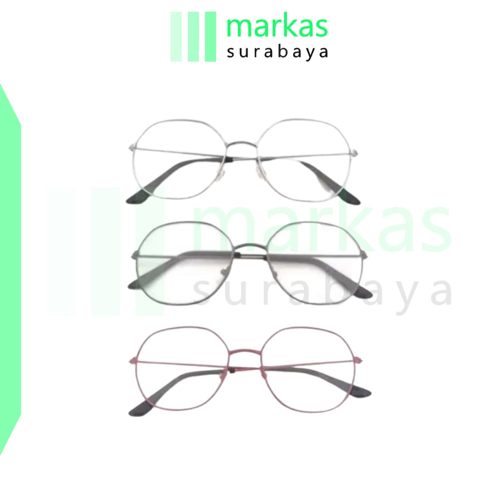 MARKAS K702 Kacamata Fashion Wanita Anti Radiasi Sunglasses Frame Transparan