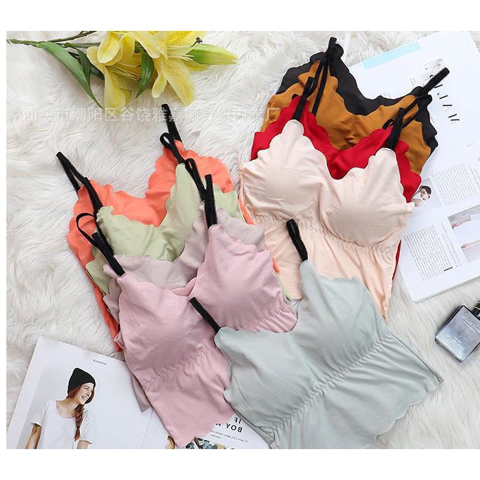 BRGUNIK Bra Wave Casual Kemben Lembut Import Quality Tanktop Bra Croptop Bra B049