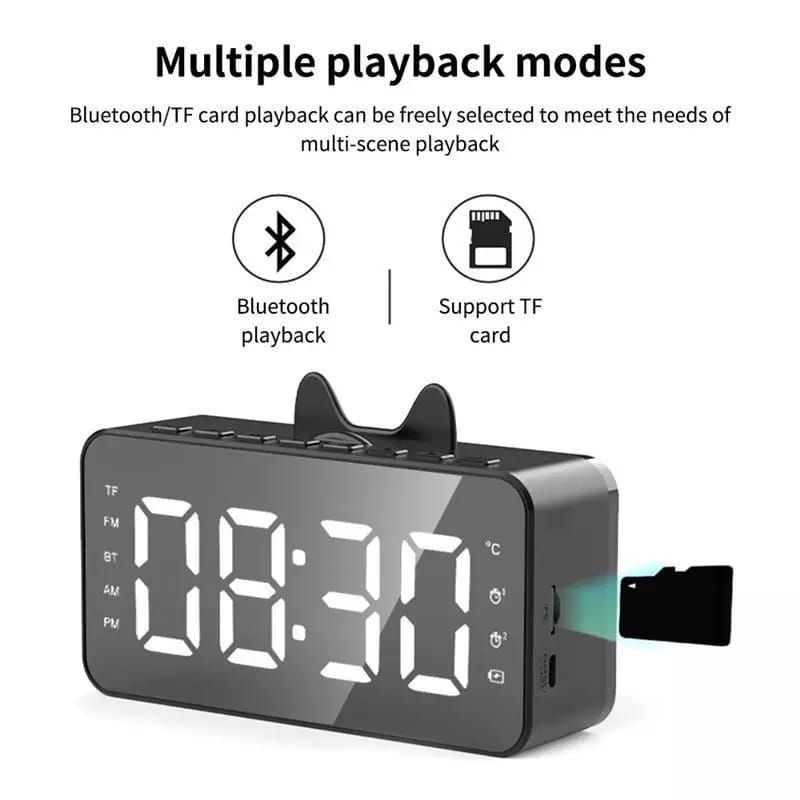 speaker alarm / Jam Alarm Q9 Bluetooth Digital Speaker