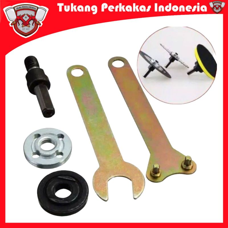 Arbor Gerinda Konektor Adapter Mesin Bor Upgrade Fungsi Hand driil unt