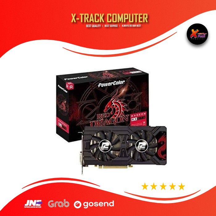 Vga Powercolor Red Dragon Radeon Rx 570 4gb Gddr5 256bit Shopee Indonesia