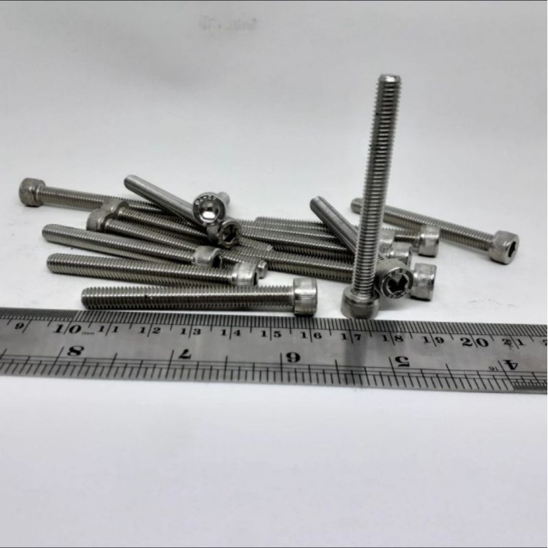 BAUT L M6 X 55 STAINLESS SUS 304 BAUT L STAINLESS M6X55 SS ANTI KARAT