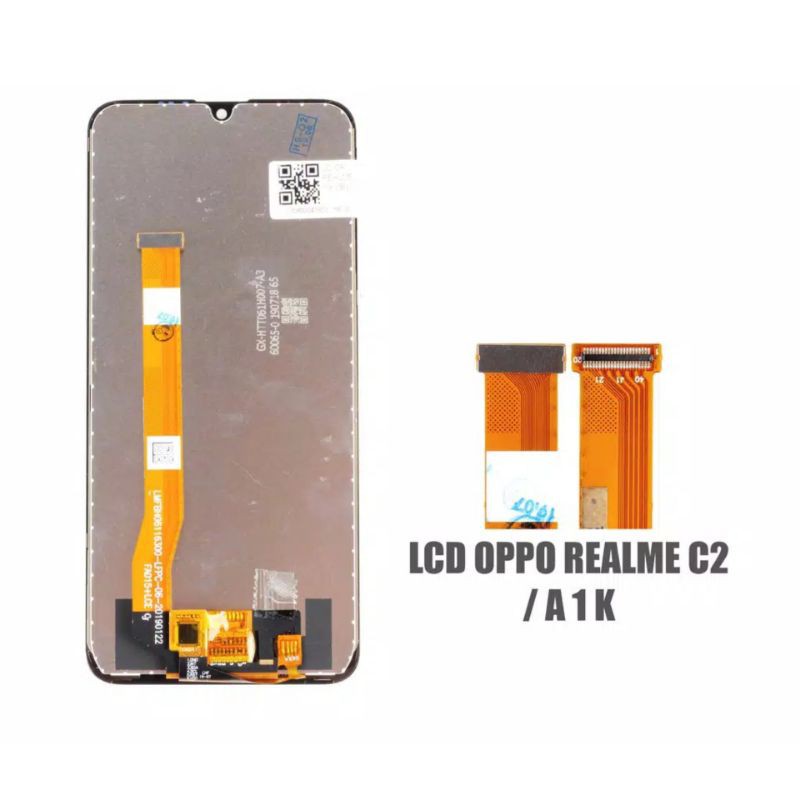 LCD TOUCHSCREEN OPPO A1K / REALME C2 ORI COMPLETE