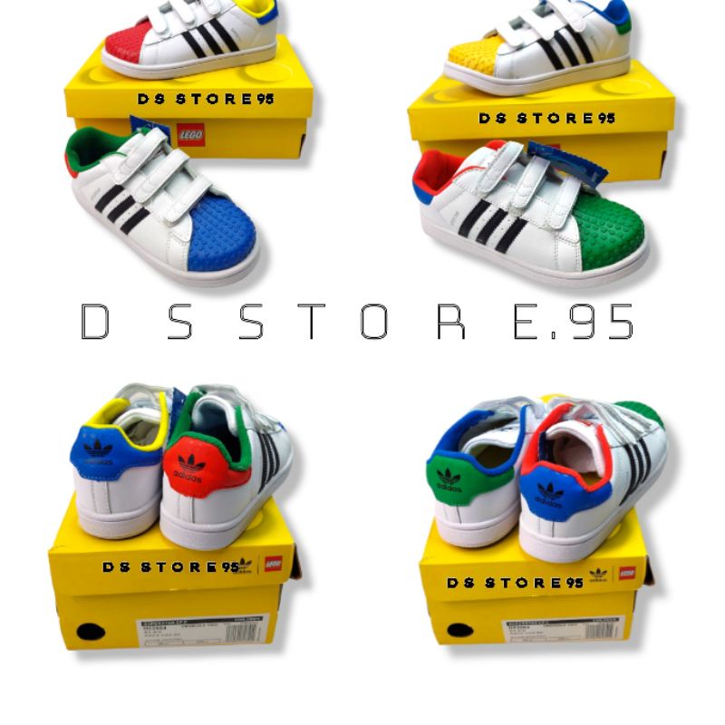 SEPATU ADIDAS SUPERSTAR X LEGO / SEPATU ANAK ADIDAS