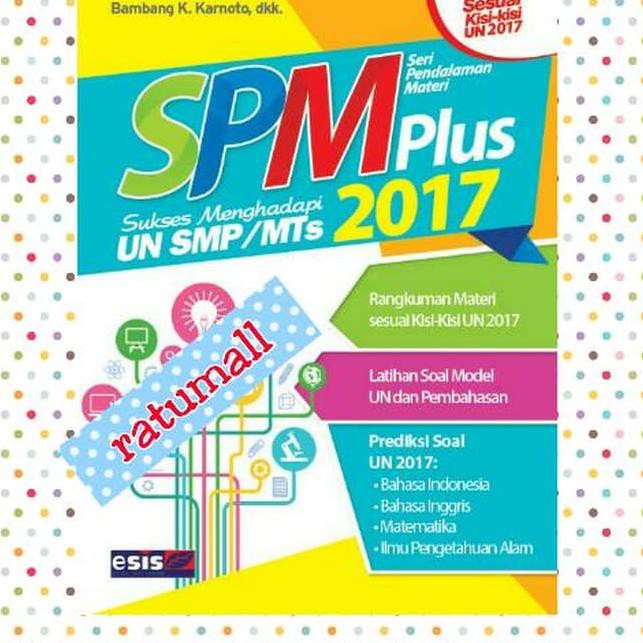 Rare Item 1030010070 Spm Plus Un Smp Mts 2017 Harga Terbaik