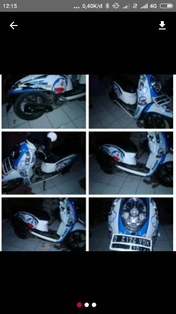 DECAL STIKER SCOOPY DORAEMON FULL BODY