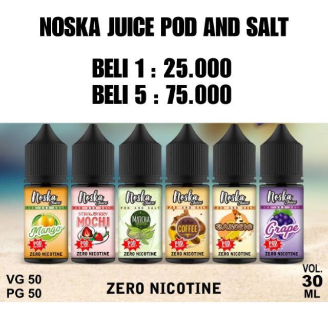 Liquid Pod Noska 30ml Om G Shopee Indonesia