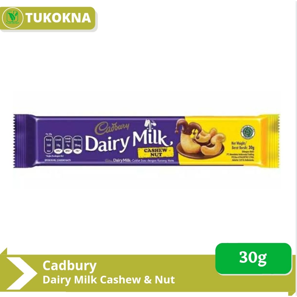 

Cadbury Dairy Milk Cashew Nut 30 gram