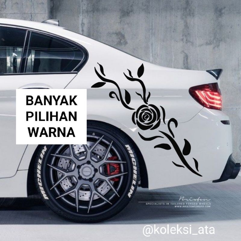 FLOWER ART STIKER MOBIL&amp;MOTOR