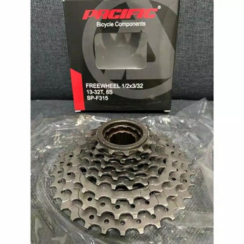 Pacific freewheel/gir 8 speed drat hub ulir 13-32t