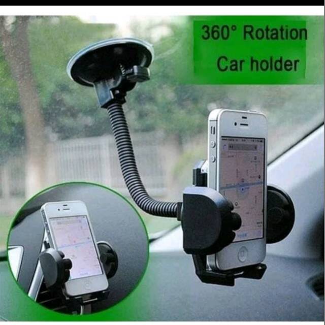 Car Holder Hp Leher Angsa Fleksibel Car Phone Holder